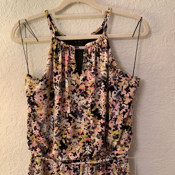London Times Floral Blossom Print Jumpsuit Size 6 - Picture 2 of 8